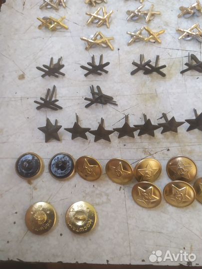 Какарды,эмблема,звёздочки,пуговицы