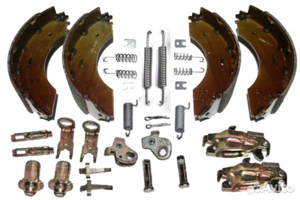 Тормозные колодки на прицеп алко (мзса), Тип 2361