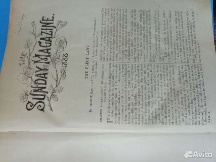 Старинная книга на английском языке 1888 г