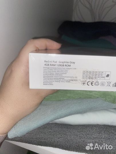 Планшет Redmi Pad 6/128GB Graphite Gray