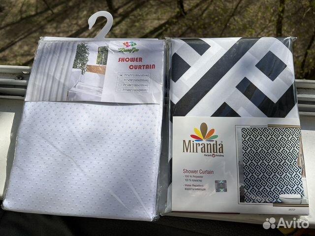 Шторы в ванную/душевую тканевые и 3Д