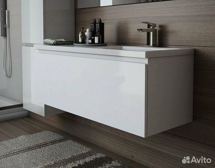 Раковина с тумбой для ванной 120