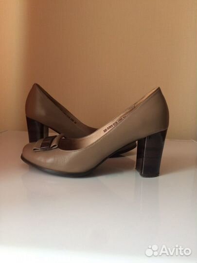 Туфли кожаные