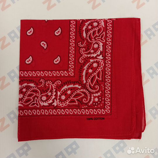 Бандана с узором Пейсли 11024, размер 52*52 см