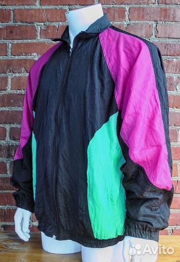 Спорткостюм из жатого нейлона1990е.Винтаж.Разм48