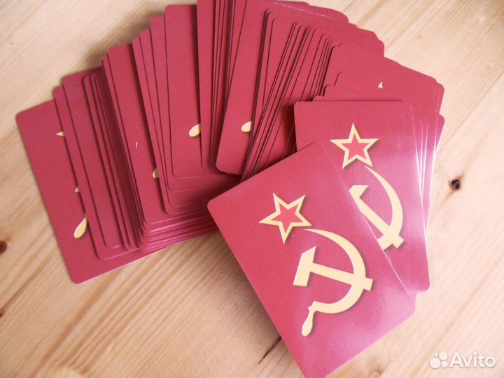 Карты игральные Новые Советский плакат 54 шт