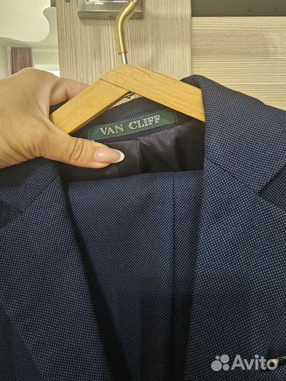 Школьный костюм для мальчика 134 синий