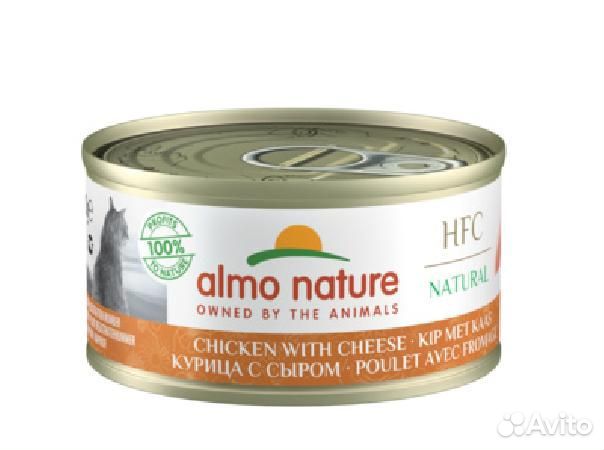 Almo Nature консервы Консервы для Кошек с Курицей