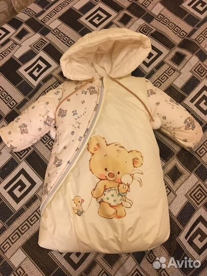 Детский зимний конверт