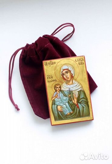 Святая праведная Елизавета, рукописная икона