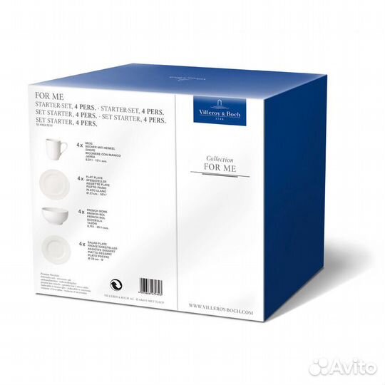 Набор посуды For Me Villeroy & Boch 16 предметов