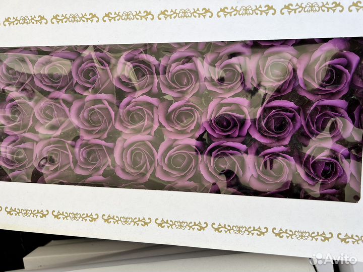 Розы из мыла