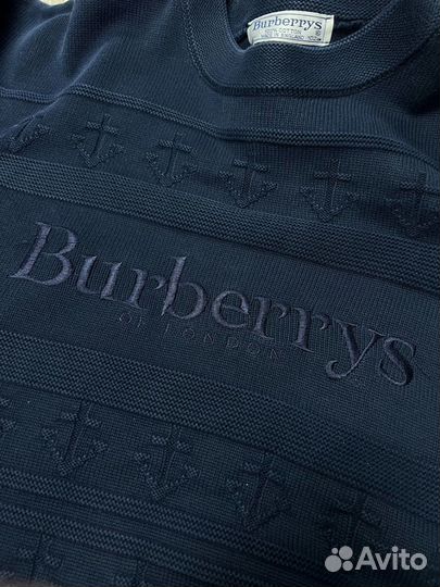 Burberrys Big Logo Vintage Sweater