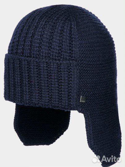 Шапка ушанка новая Canoe Темно синяя