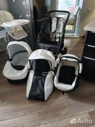 Коляска 3 в 1 бу