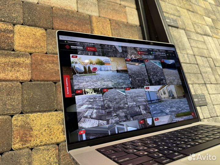 Тротуарная плитка Крупноформатная