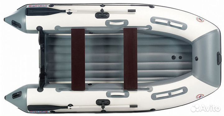 Лодка mishimo lite 370 Светло-темно-серый
