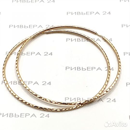 Золотые серьги 585 пробы 2.87 грамм