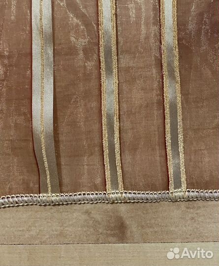 Тюль органза на 3 окна