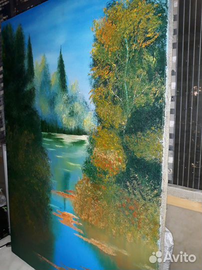 Картина холст масло 50х70