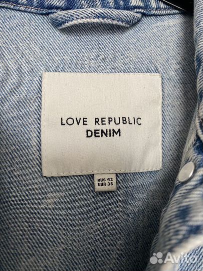 Джинсовый комбинезон love republic