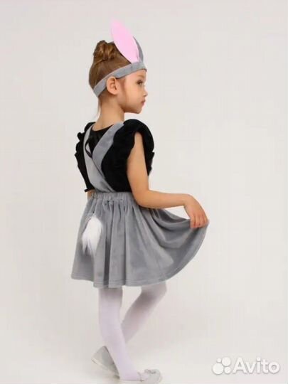 Карнавальный костюм для девочки зайка