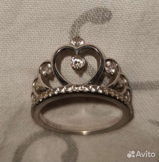 Кольцо серебро 925 17