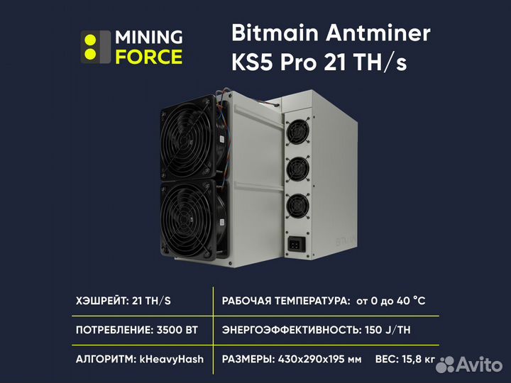 Antminer KS5 Pro21