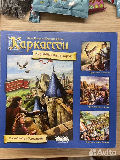Каркассон без дополнений + Таверны и соборы
