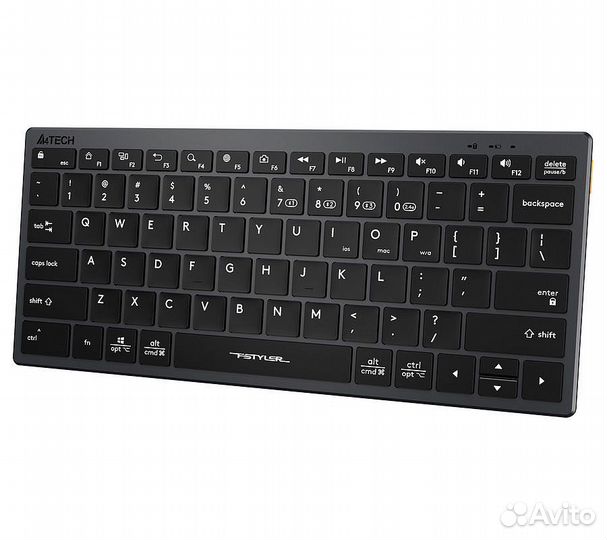 Беспроводная клавиатура A4Tech Fstyler FBX51C, сер