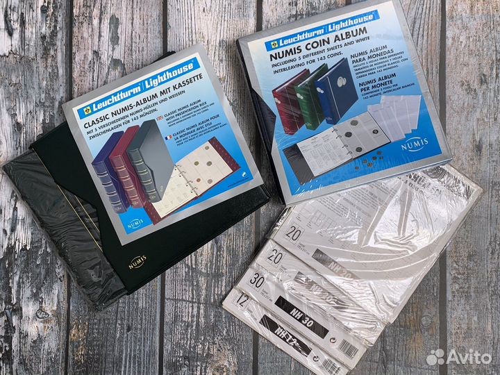 Альбом для монет Numis новый + листы