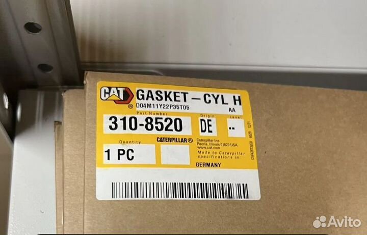 310-8520 прокладка гбц C4.4 / 320 GX / D5K