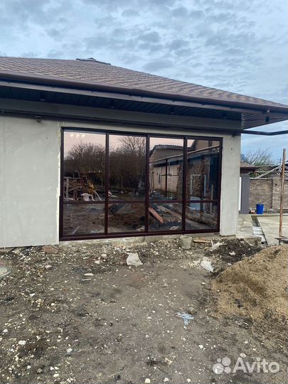 Панорамное остекление веранды