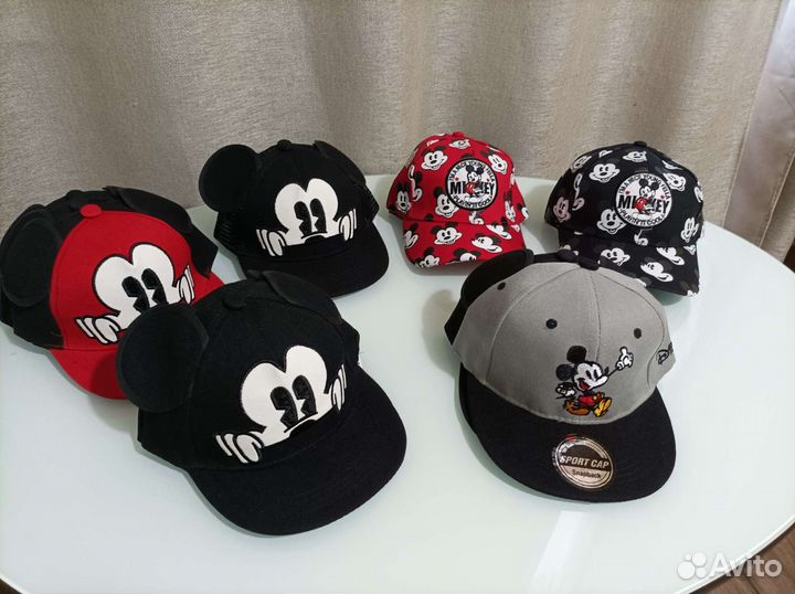 Бейсболка на мальчика Мики с прямым козырьком