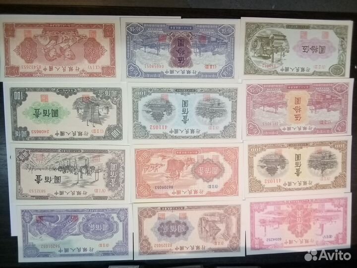 Копии редких бон Китая(комплект 58 шт)