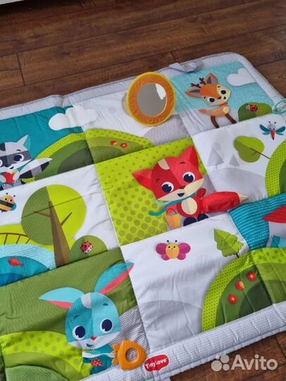 Детский развивающий игровой коврик tiny love