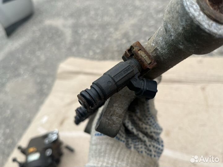 Рампа с форсунками Хендай Акцент