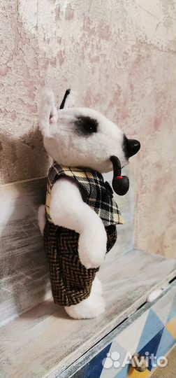 Пит буль собачка в стиле тедди