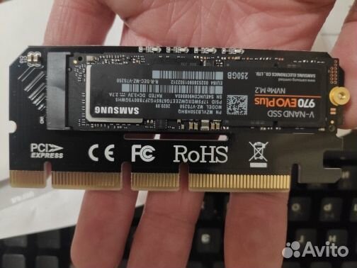 Pci-e m2 NVMe переходник