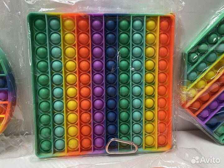 Антистресс Поп ит.Большой размер с карабином