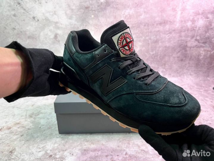 Кроссовки New Balance 574 Stone Island качественные