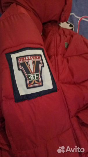 Куртка пуховик Gulliver зима, р. 98-104