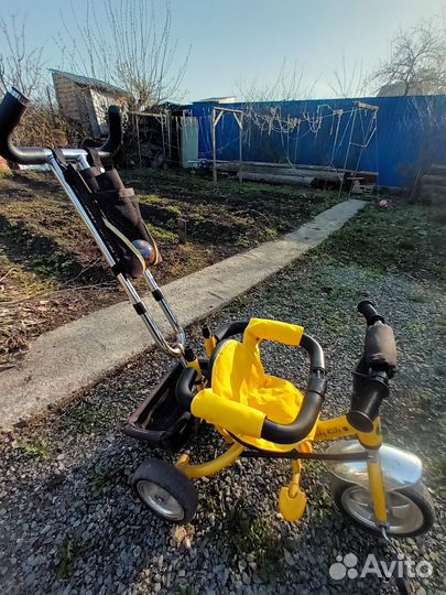 Детский трехколесный велосипед бу