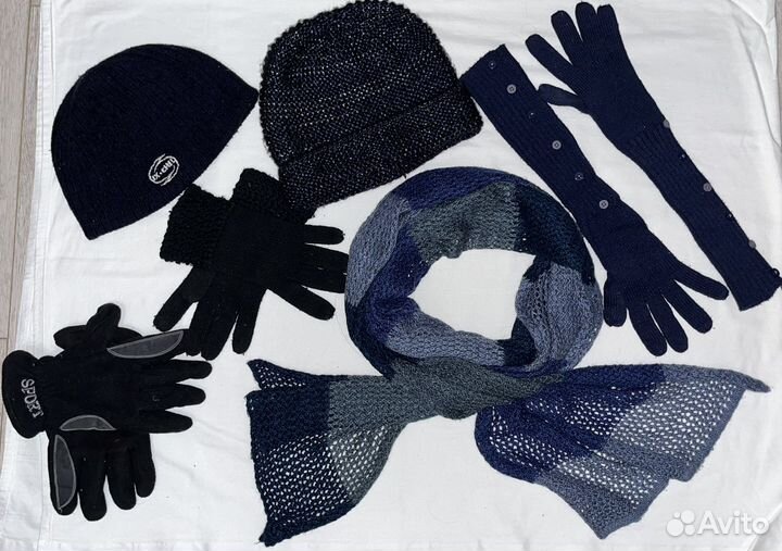 Шапки перчатки шарф