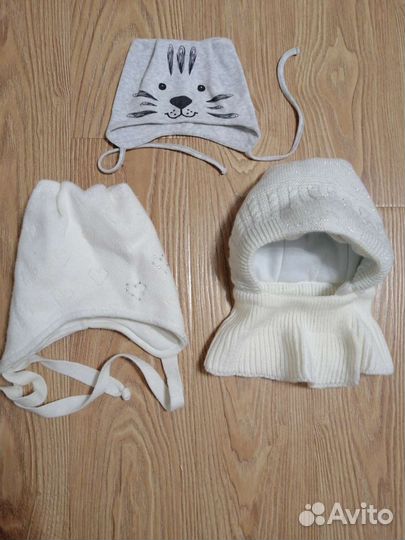 Шапки зимние для девочки 42-44