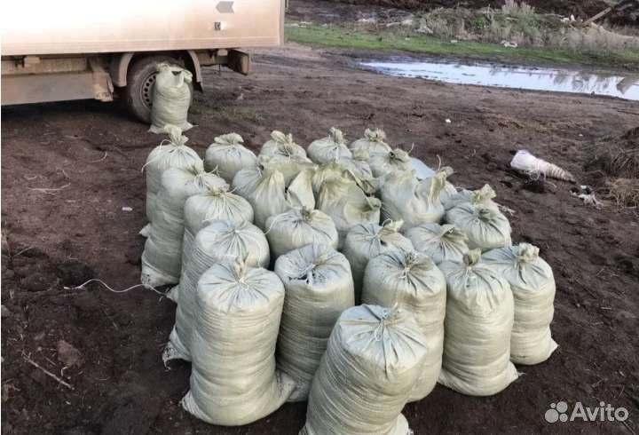 Конский, телячий навоз перегной