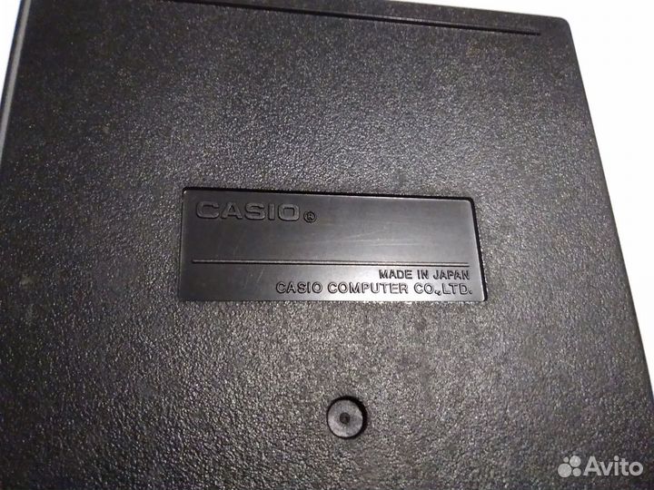 Калькулятор Casio 1990 год. Винтаж. Япония