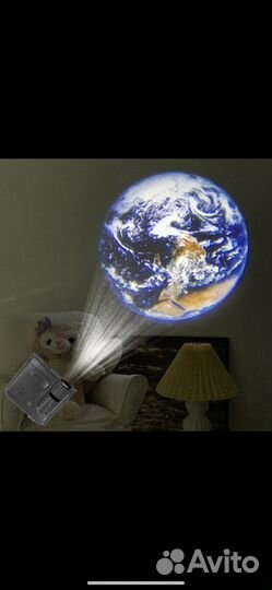 Лампа проекция Луна, Галактика, Земля