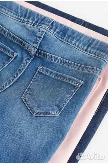 Джинсы для девочки новые 128