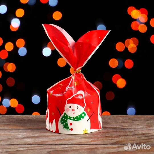 Пакет подарочный, 13 х 23 см